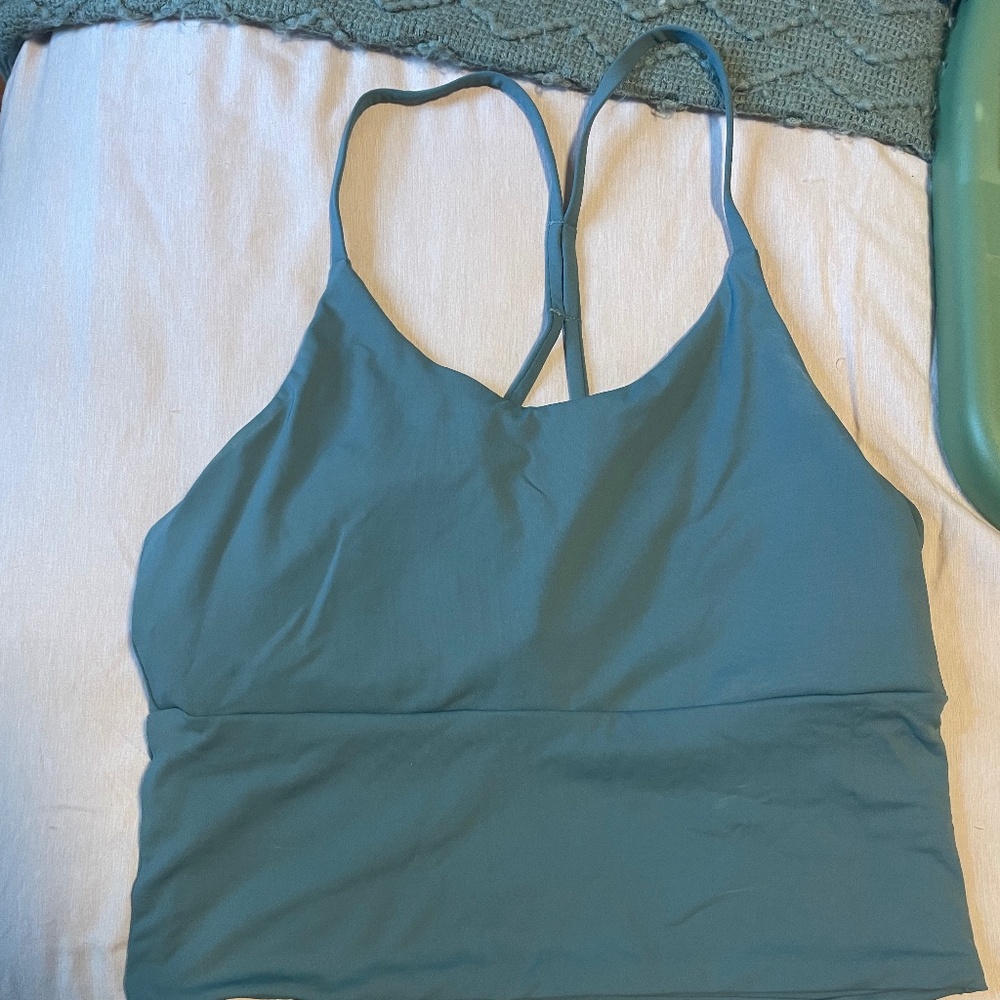 Cropped workout top